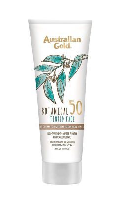 Australian Gold Botanical SPF 50 Tinted Mineral Sunscreen for Face