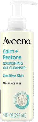 Aveeno Calm + Restore Nourishing Oat Face Cleanser for Sensitive Skin