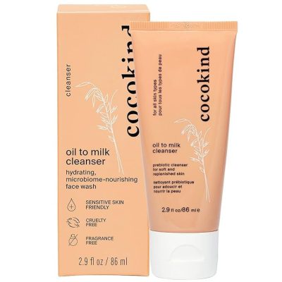 Cocokind Oil to Milk Face Wash, Oil-Based Cleanser