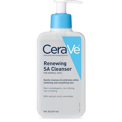 CeraVe Renewing SA Cleanser, gel cleanser