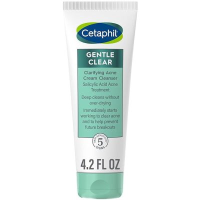 Cetaphil Gentle Clear Clarifying Acne Cream Cleanser