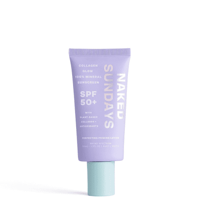 Naked Sundays SPF50+ Collagen Glow 100% Mineral Sunscreen