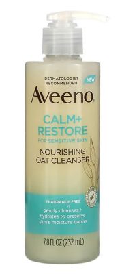 Aveeno, Calm + Restore, Nourishing Oat Cleanser, Fragrance Free