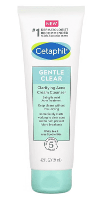 Cetaphil, Gentle Clear, Clarifying Acne Cream Cleanser